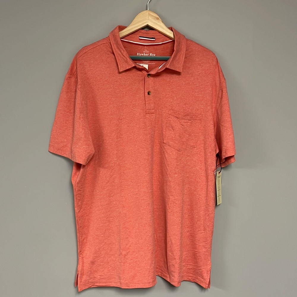 NWT Hawer Rye performance polo coral